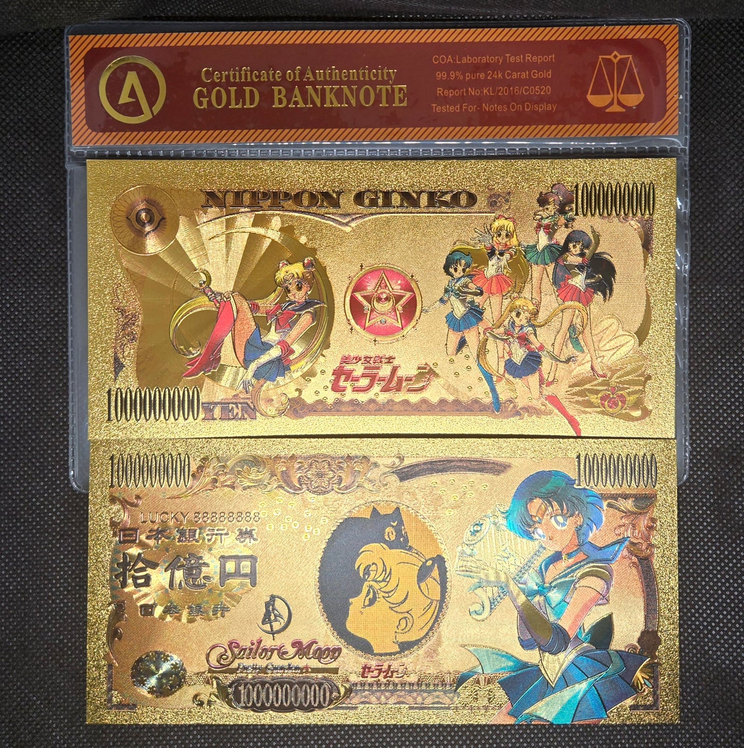 SAILOR MOON GOLD BILL