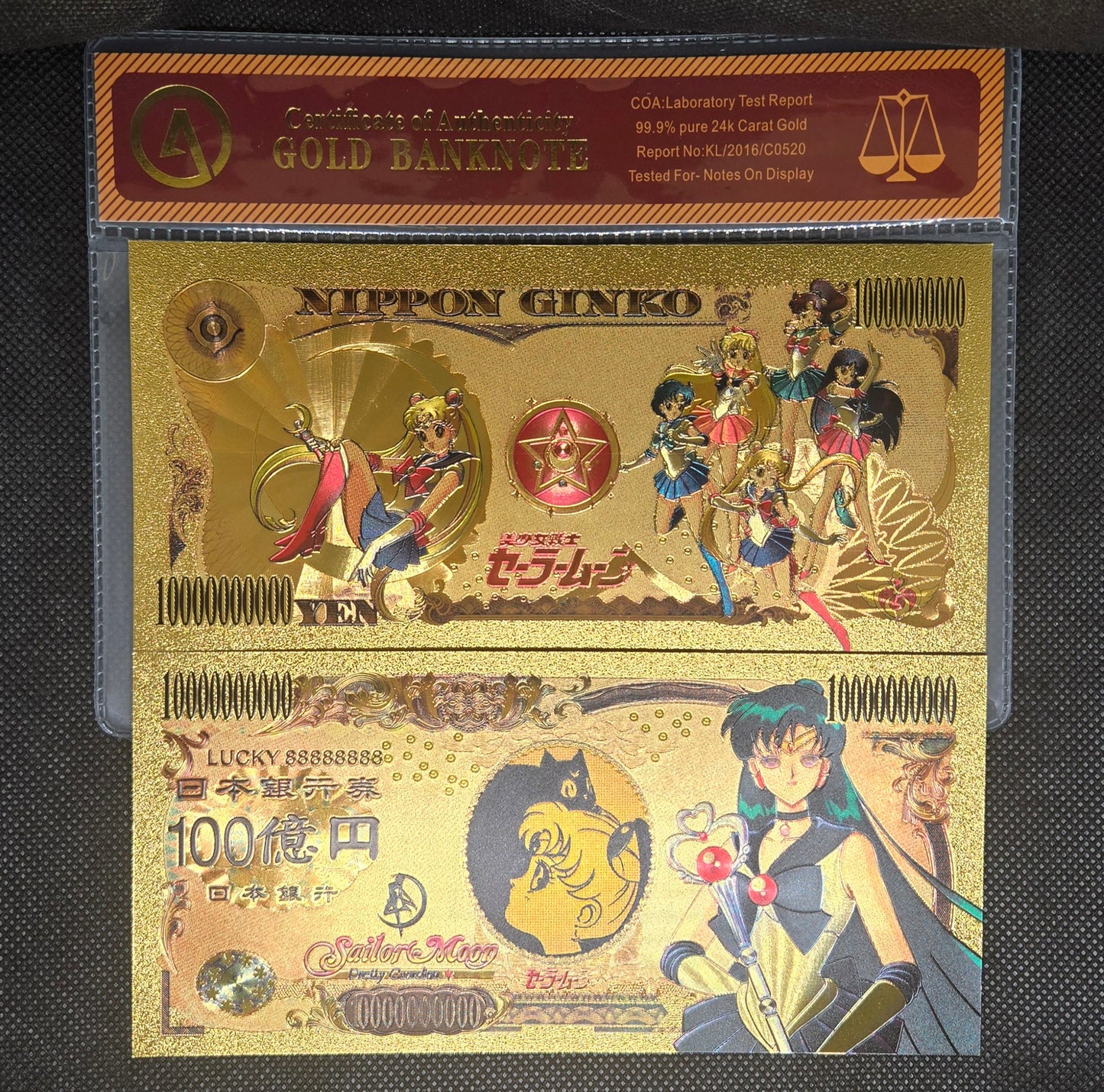 SAILOR MOON GOLD BILL