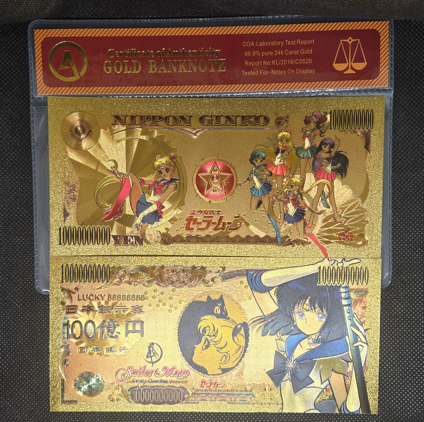 SAILOR MOON GOLD BILL