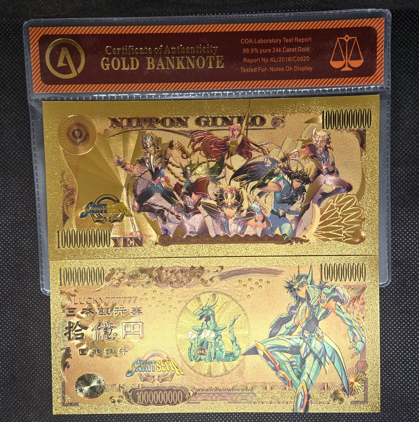 SAINT SEIYA GOLD BILL